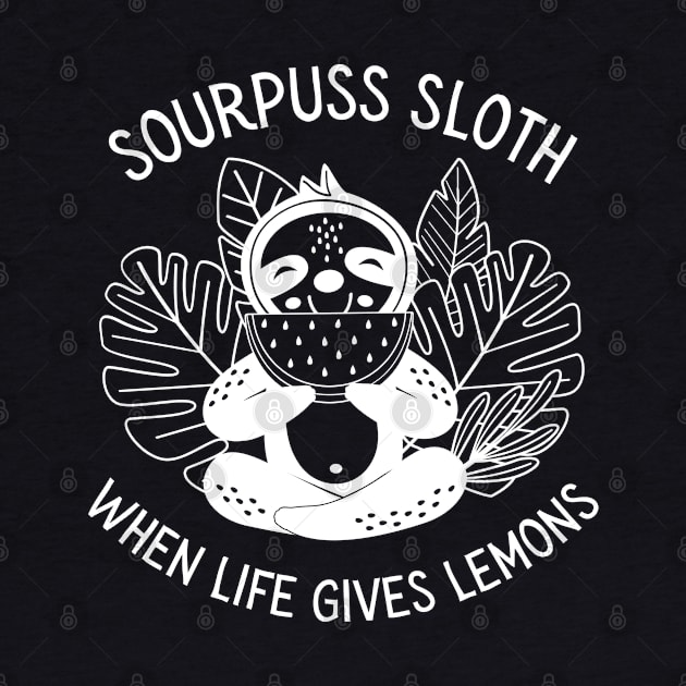 Sourpuss Sloth When life gives Lemons by NomiCrafts